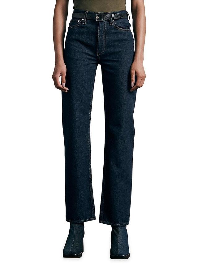 Womens ICONS Alex High-Rise Straight-Leg Jeans Product Image