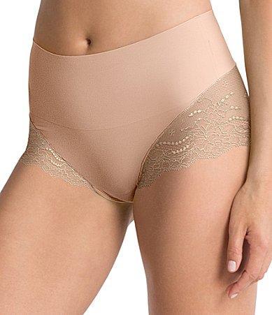 Spanx Undie-tectable Lace Hi-Hipster in black Product Image