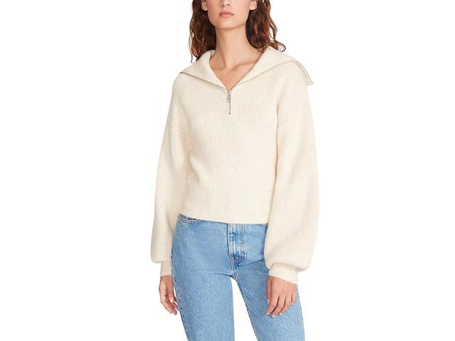 Steve Madden Rowan Pullover (Pristine Ivory) Women's Clothing Product Image