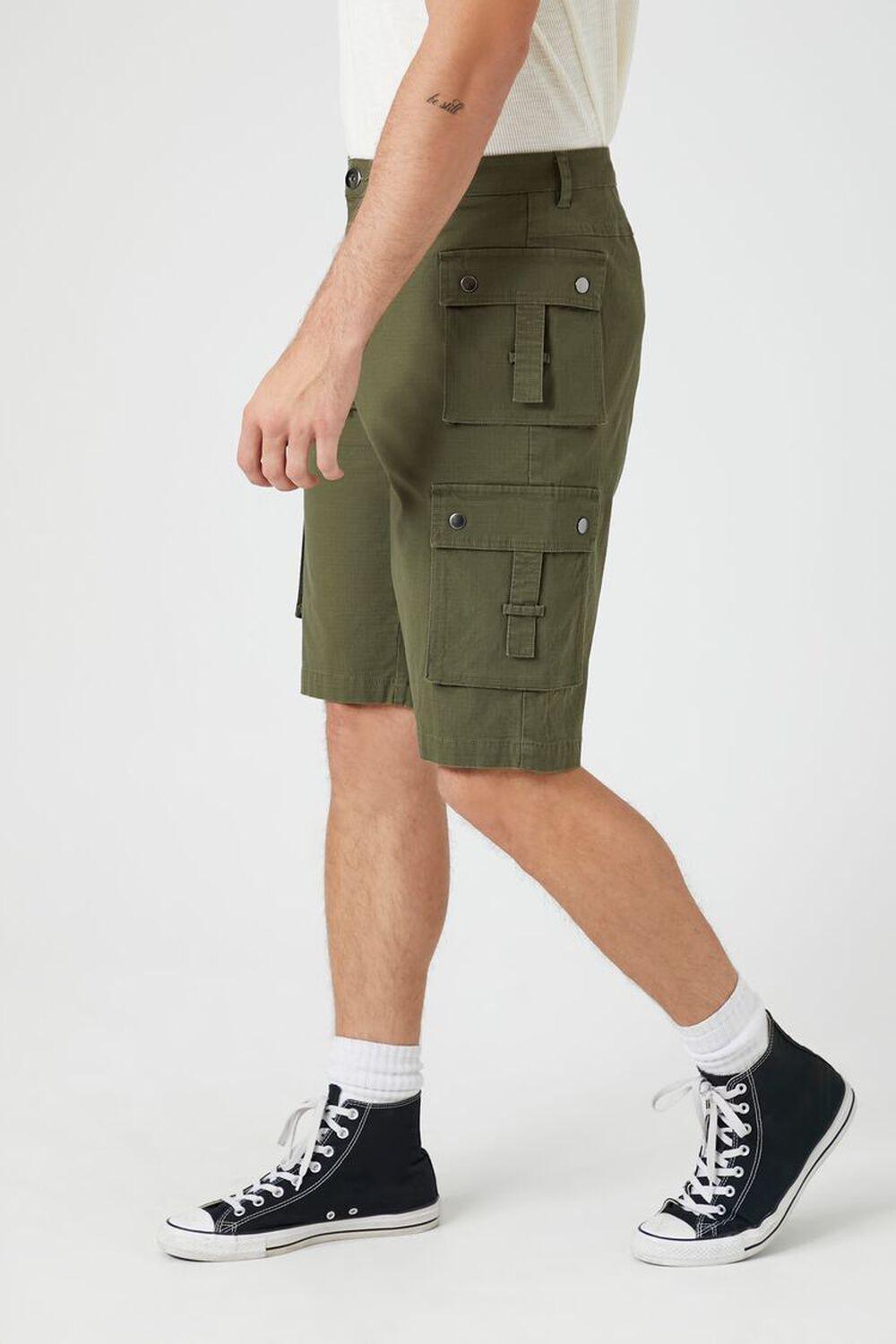 Mid-Rise Cargo Shorts | Forever 21 Product Image