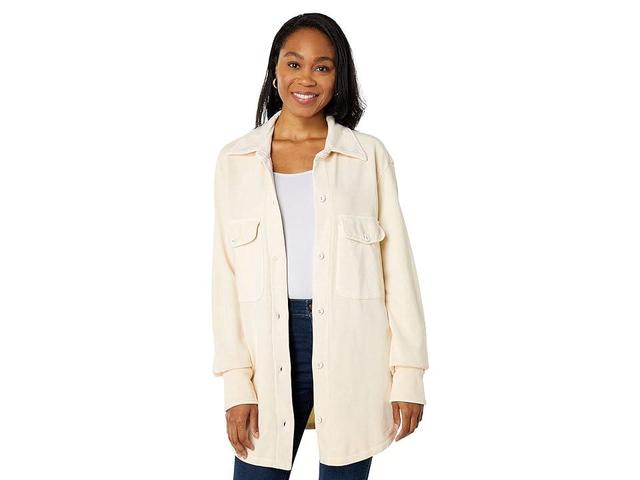 LAmade Main Street Shacket (La Crema) Women's Clothing Product Image