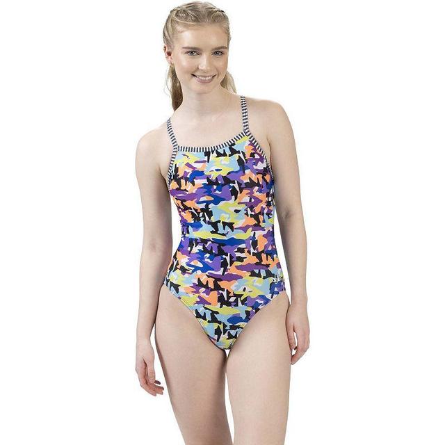 Womens Little Dolfin Uglies Cutout Back One-Piece Swimsuit Product Image