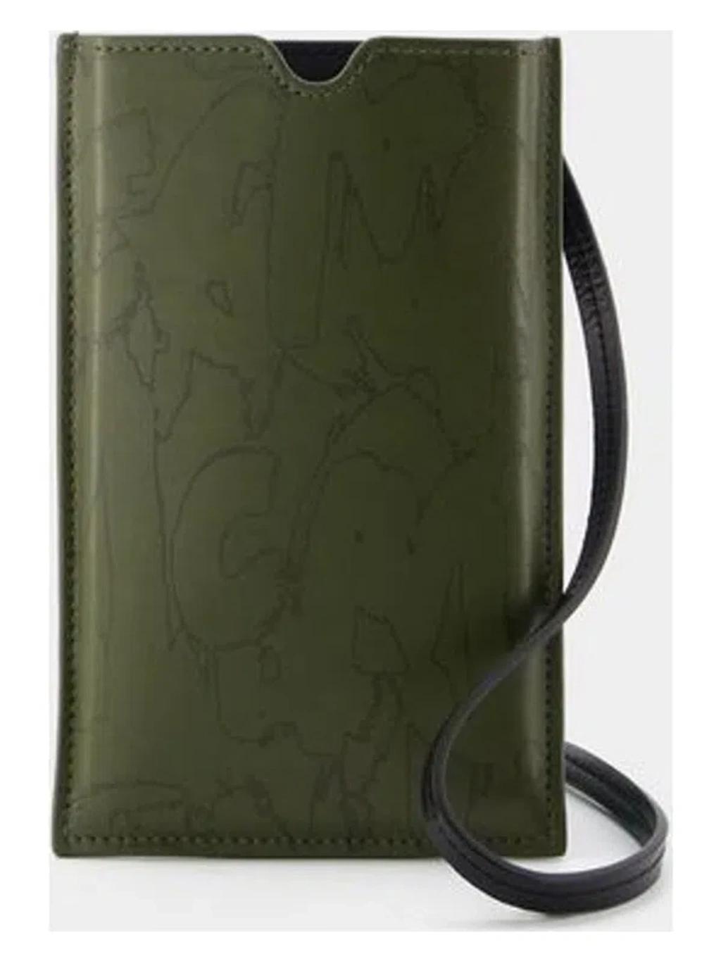 Men's The Phone Holder Bag In Khaki Product Image