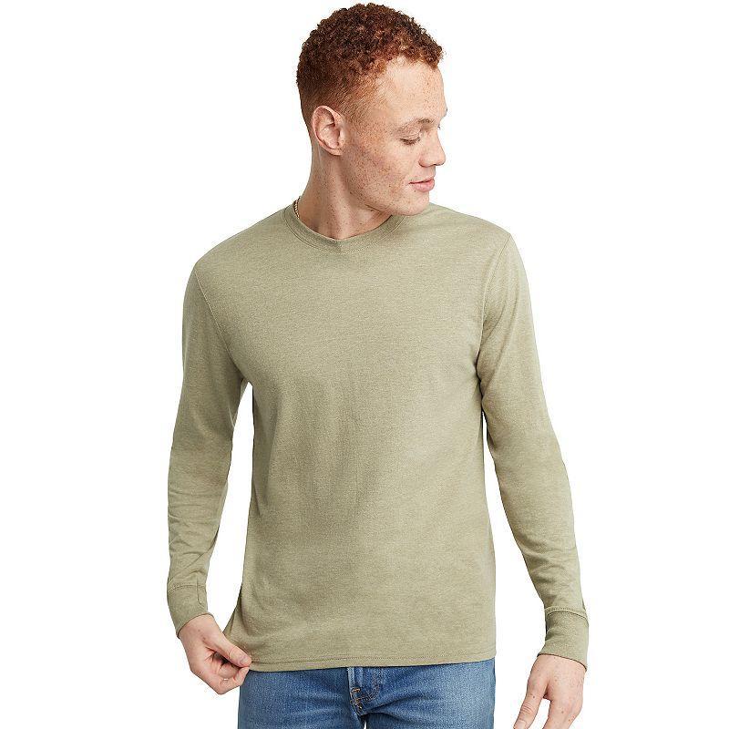 Mens Hanes OriginalsTri-BlendTee Oregano Grey Product Image