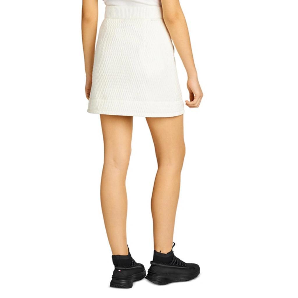 MONCLER Womens Deep Pockets Above Knee Midi Skirt In Beige Product Image