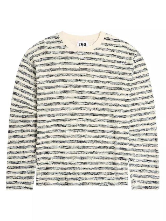 Terry Stripe Long Sleeve Tee Product Image