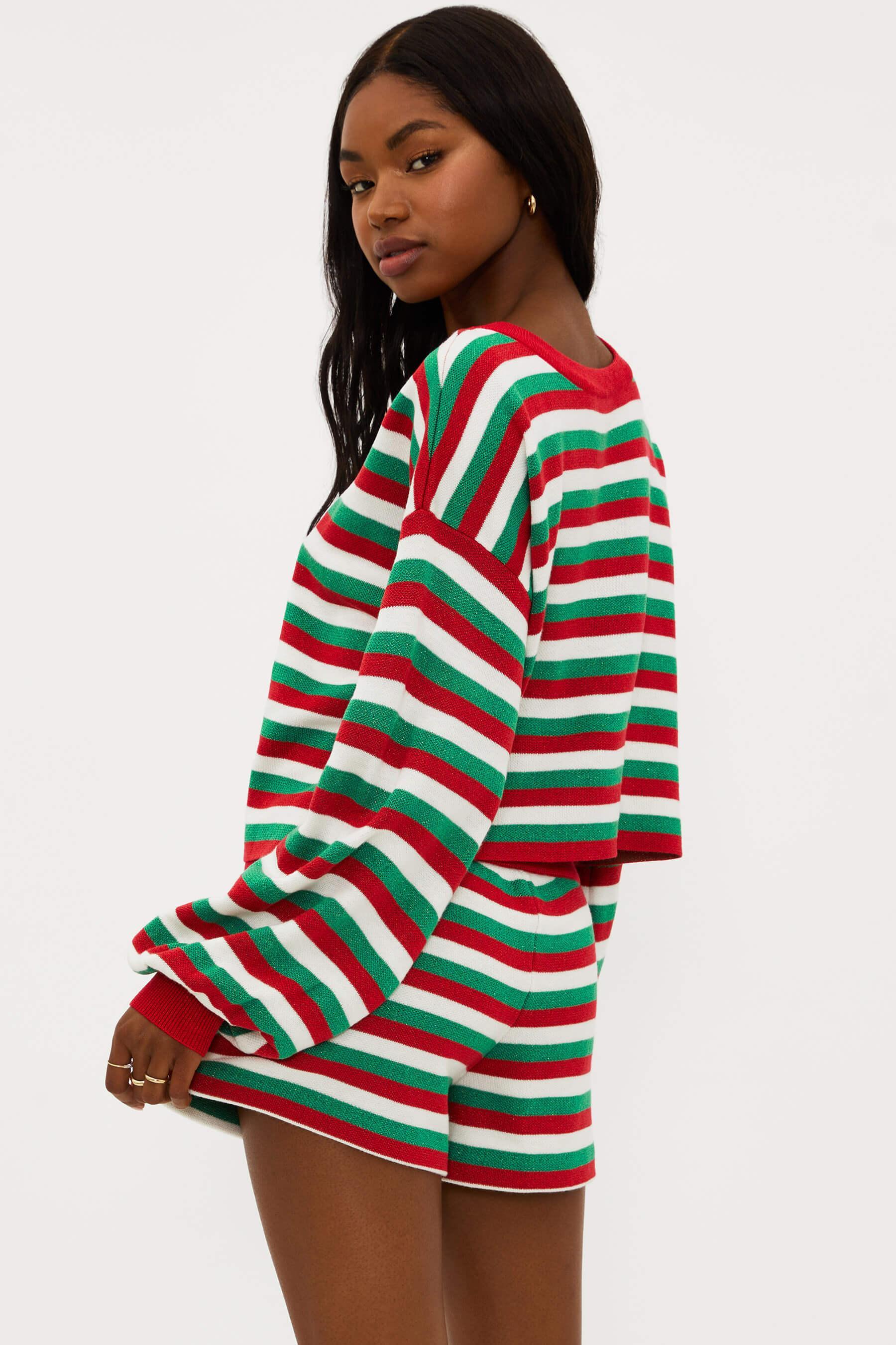 Ava Sweater Merry Stripe Product Image