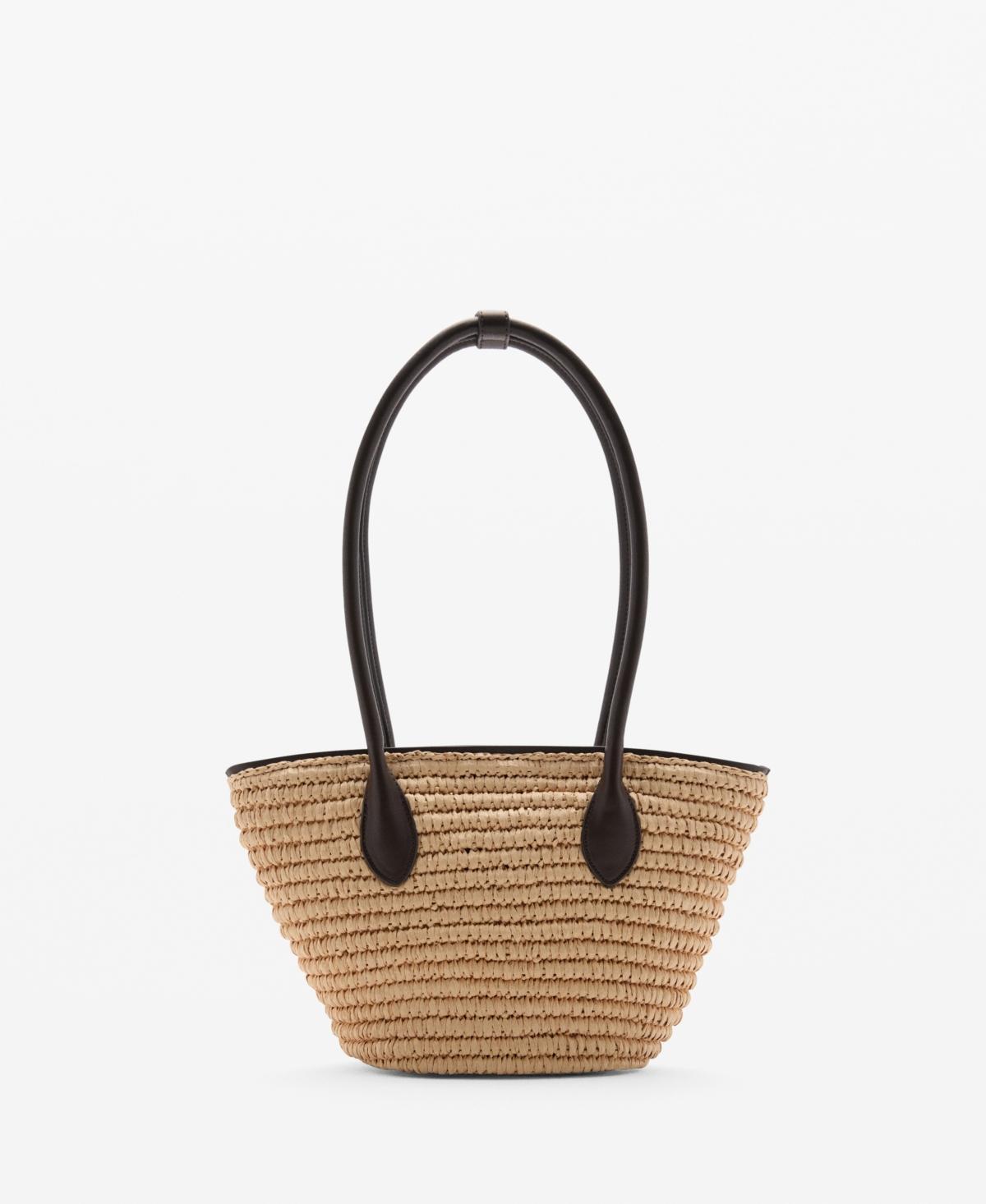 MANGO - Natural fibre carrycot bag - One size - Women Product Image