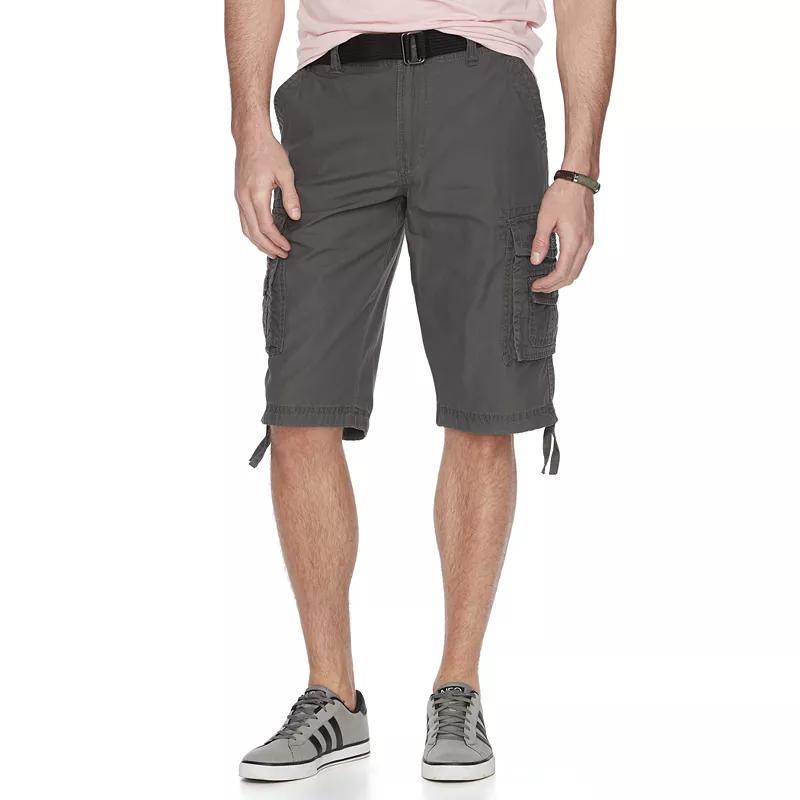 Mens Unionbay Cordova Messenger Belted Cargo Shorts Product Image