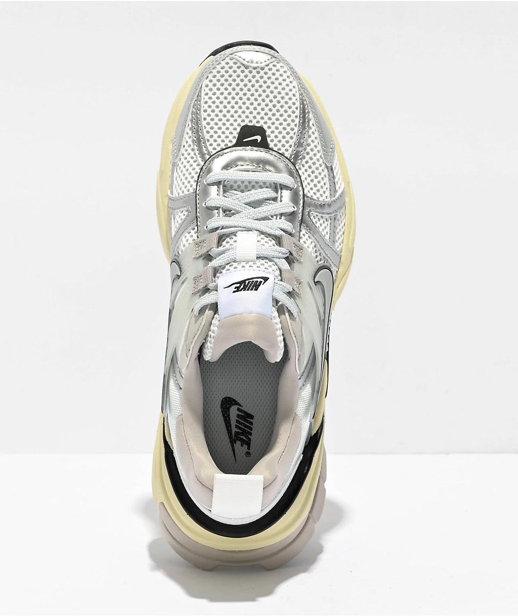 Nike V2K Run Summit White & Metallic Silver Shoes  Product Image