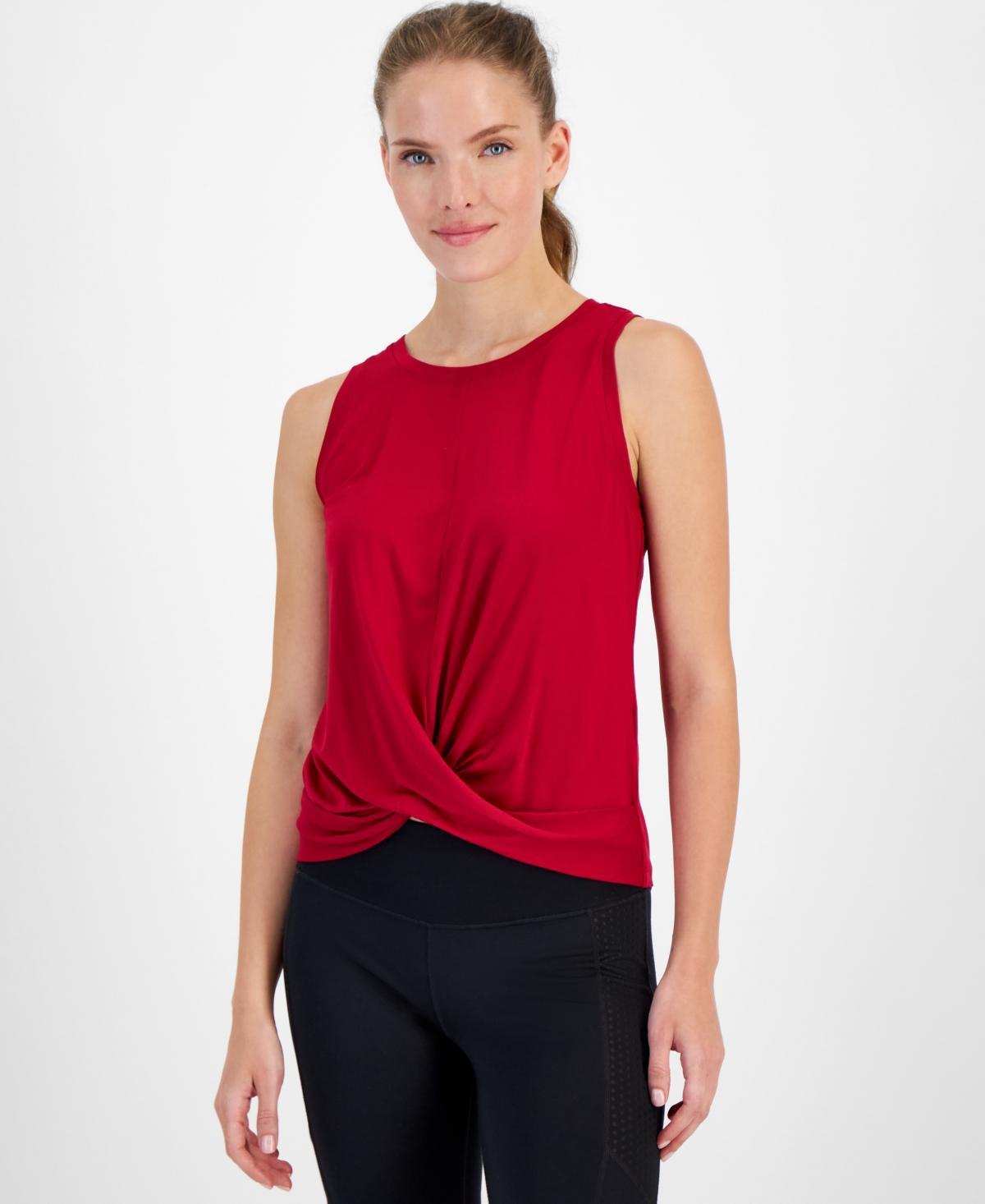 Id Ideology Womens Twist-Front Tank Top, Created for Macys Product Image