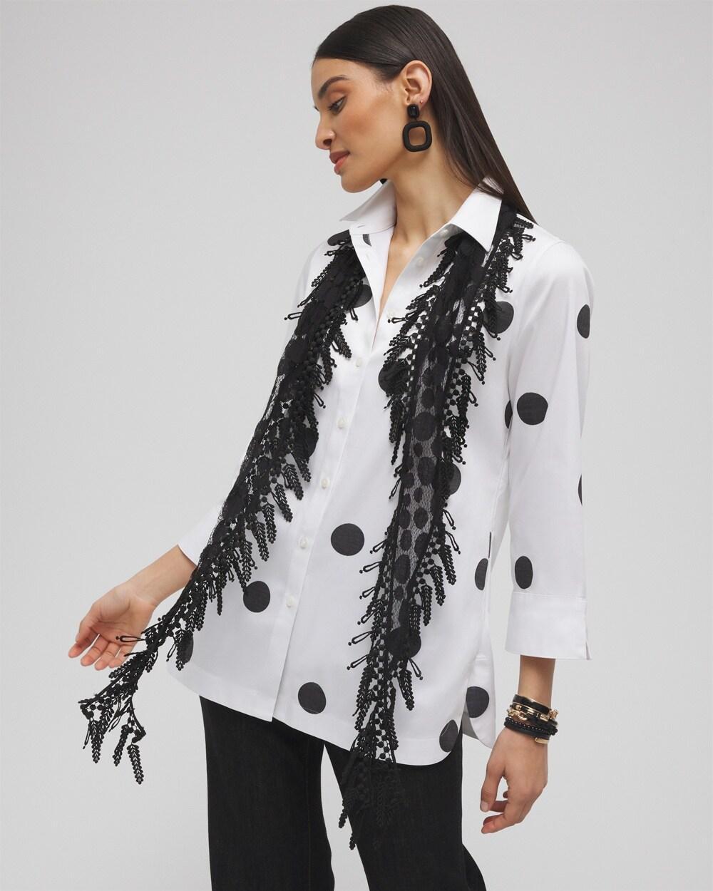 Lace Fringe Scarf Product Image