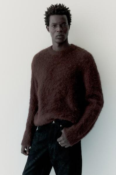 Alpaca-Blend Boxy Sweater Product Image