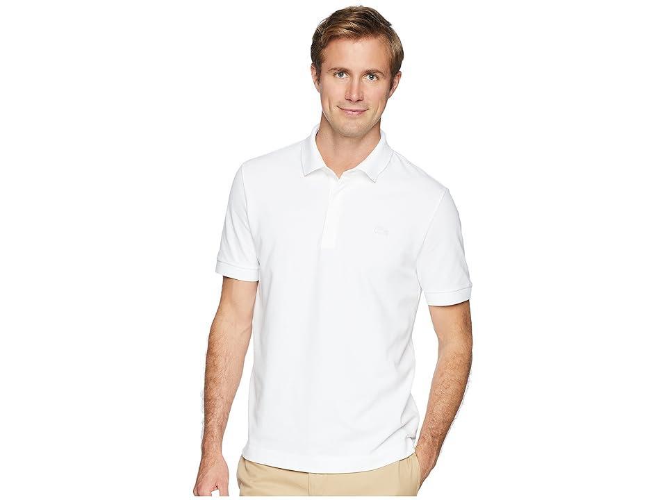 Lacoste Short Sleeve Solid Stretch Pique Regular Men's Short Sleeve Pullover Product Image