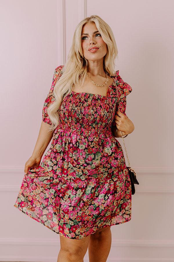 Must Be A Dream Floral Mini Dress Curves Product Image