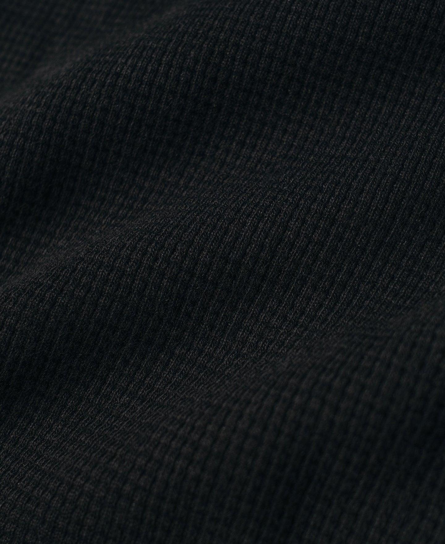 Heavyweight Waffle Cotton Underwear - Black Product Image