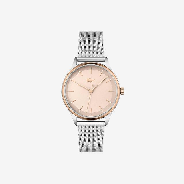 Women’s Lacoste Club 3 Hands Stainless Steel Strap Watch Product Image