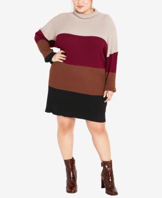 Plus Size Harper Sweater Dress Product Image