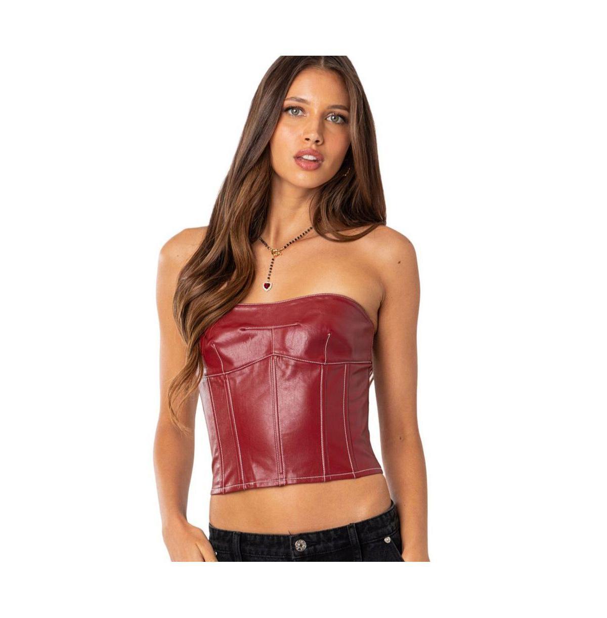 EDIKTED Moss Corset Top Product Image