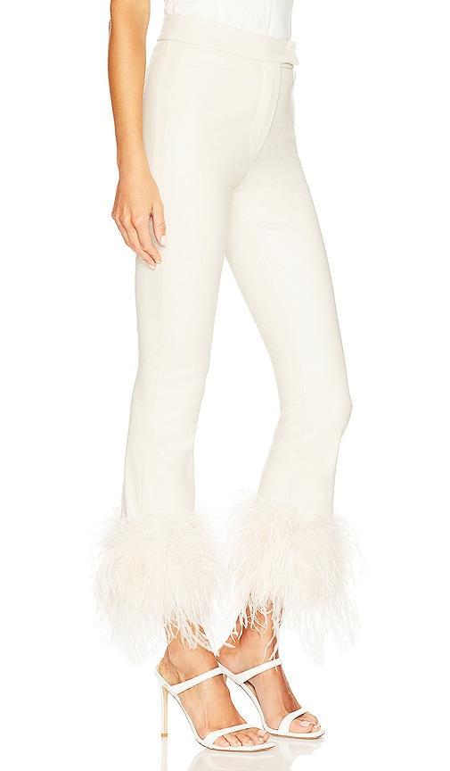 Womens Pagetta Feather-Hem Crop Pants Product Image