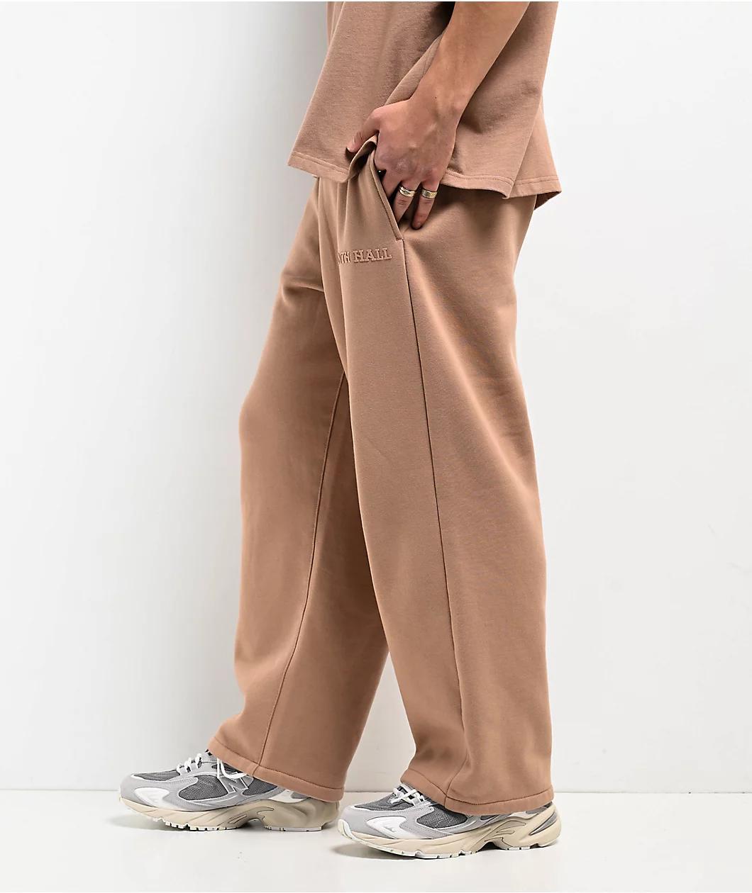 Ninth Hall Fundamentals Chanterelle Oversized Open Hem Sweatpants Product Image