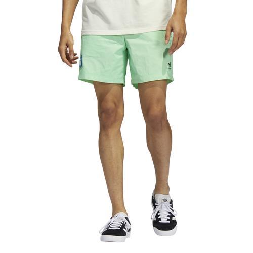 adidas Originals Mens adidas Originals Happy Earth Shorts - Mens Lime Product Image