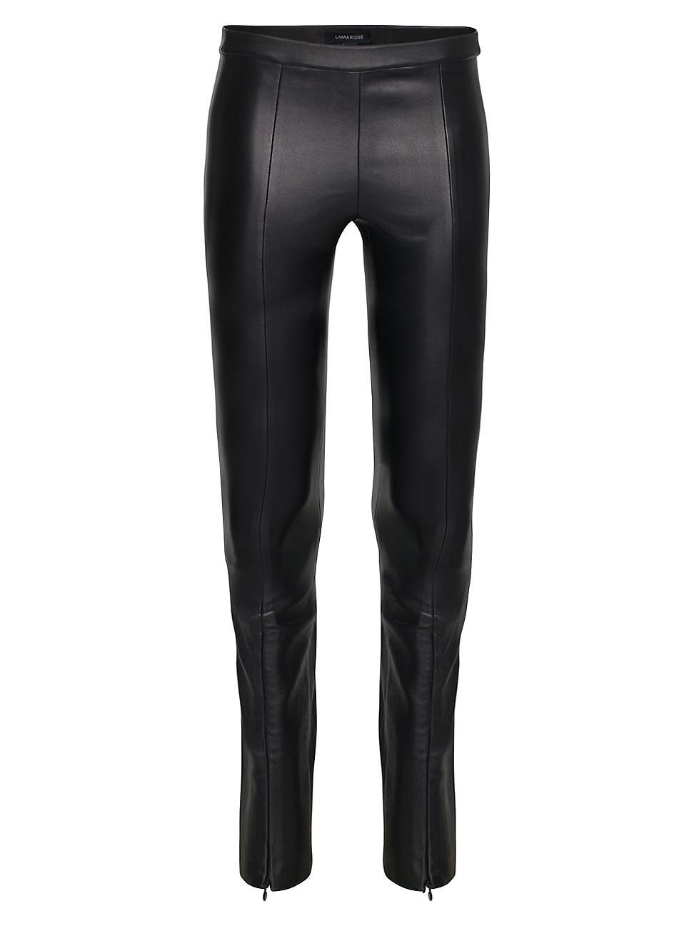 Womens Londa Leather Pants Product Image