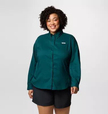 Columbia Women's PFG Tamiami II Long Sleeve Shirt - Plus Size- Product Image