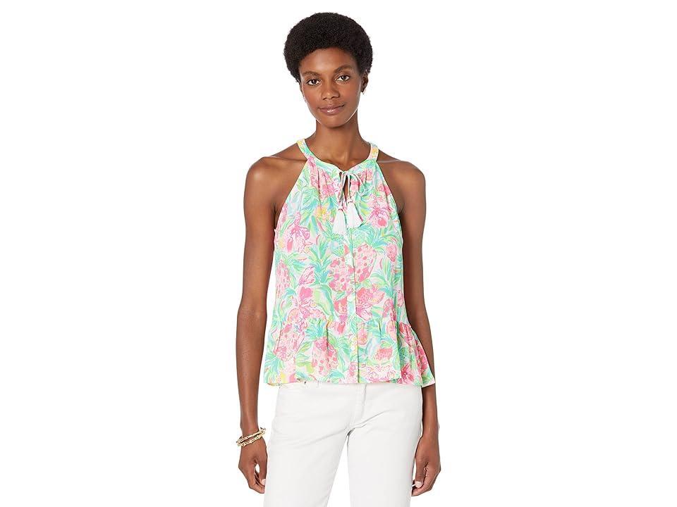 Lilly Pulitzer Carolane Top (Resort White Pear Necessities) Women's Clothing Product Image