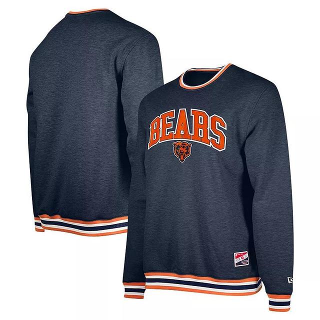 Mens New Era Chicago Bears Pullover Sweatshirt Blue Product Image