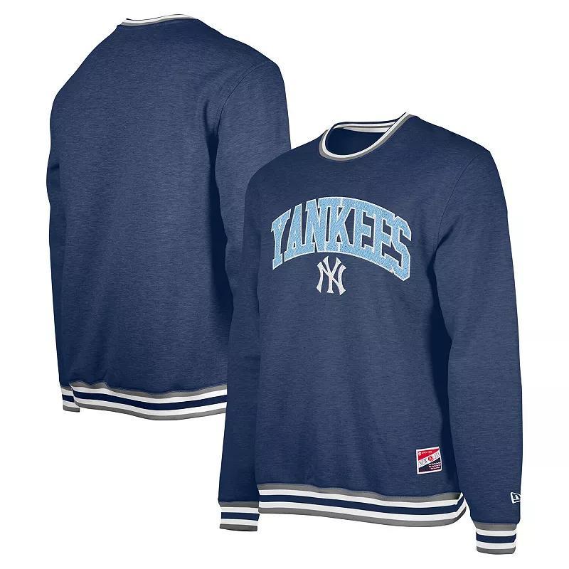 Mens New Era New York Yankees Fathers Day Pullover Sweatshirt Blue Product Image