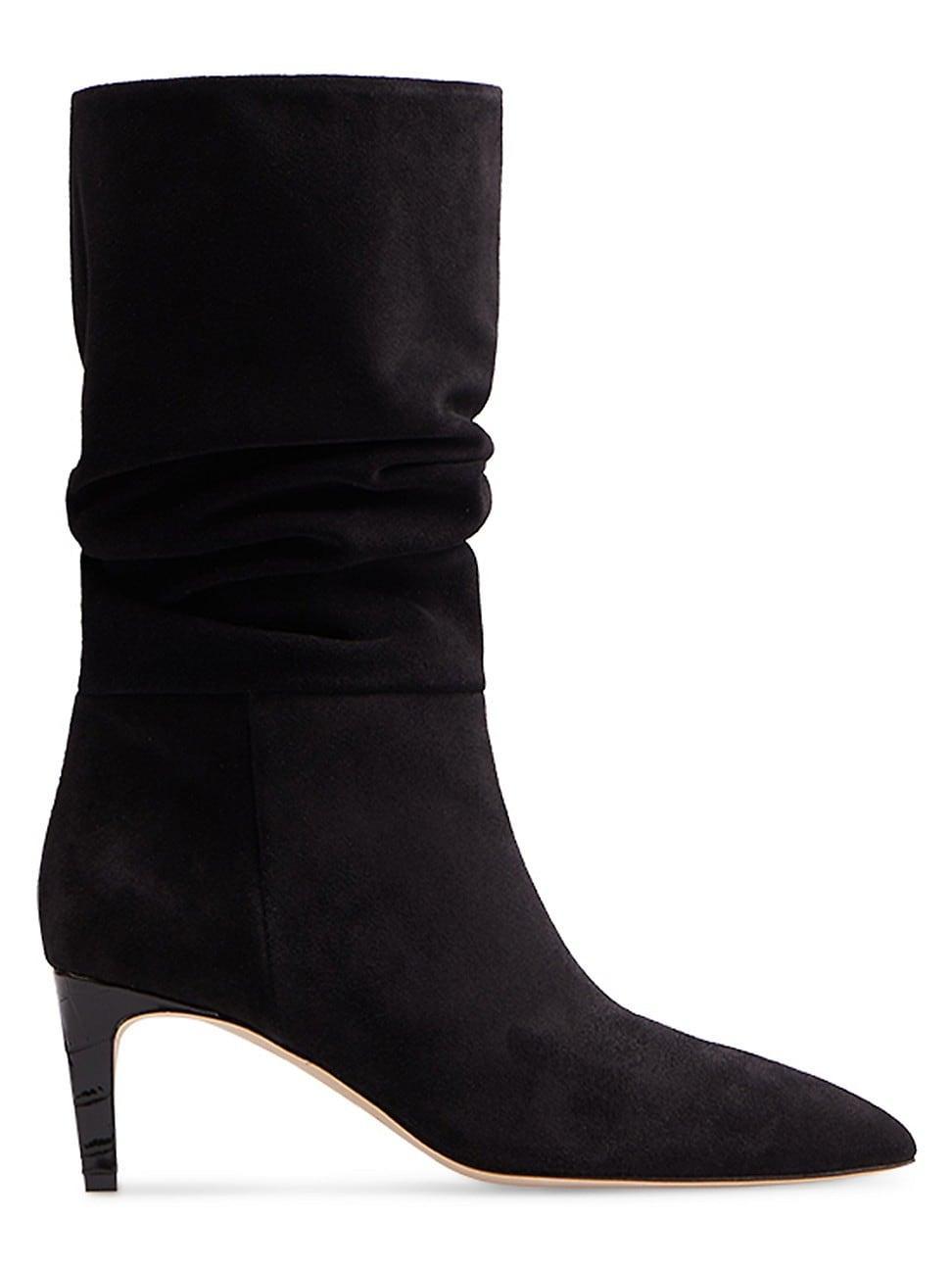 Womens Slouchy Suede Boots Product Image