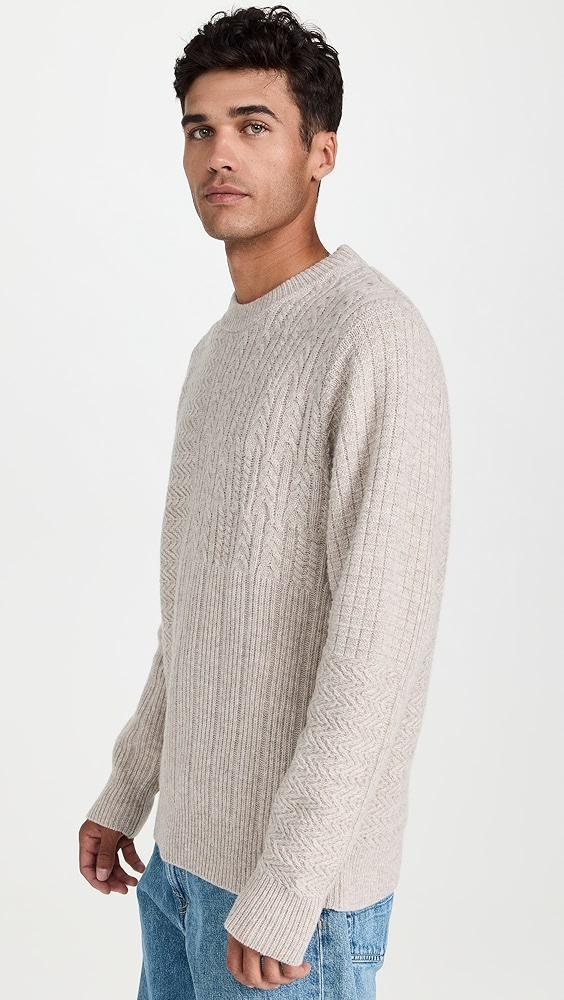 Les Deux Fernando Mixed Stitch Sweater | Shopbop Product Image