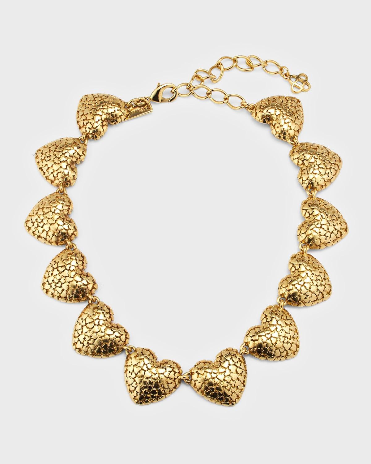 Oscar de la Renta Heart Clusters Necklace Product Image