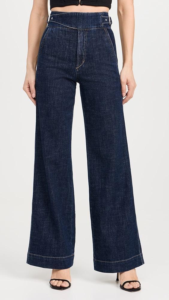 Joe's Jeans The Double Buckle Wide Leg Sailor Pants | Shopbop Product Image