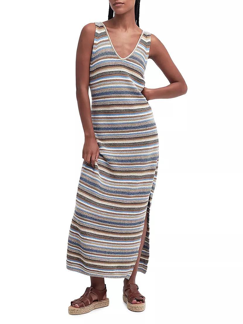 Blakeney Stripe Cotton-Blend Knit Midi-Dress Product Image