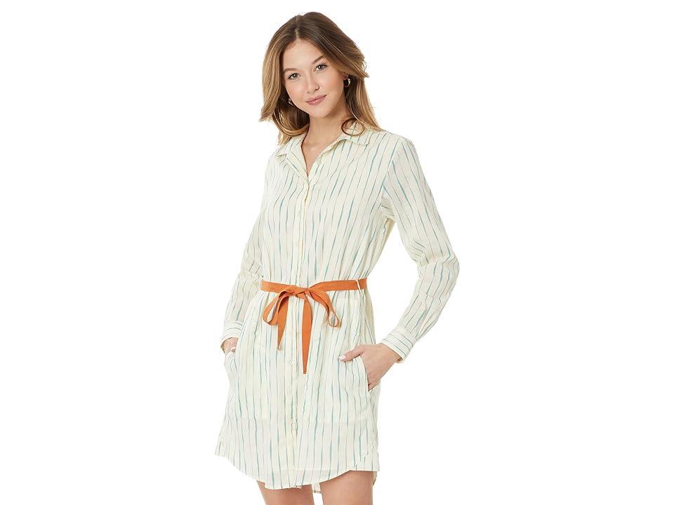 Lilla P Long Sleeve Shirt Dress (Rope/Sea) Women's Dress Product Image