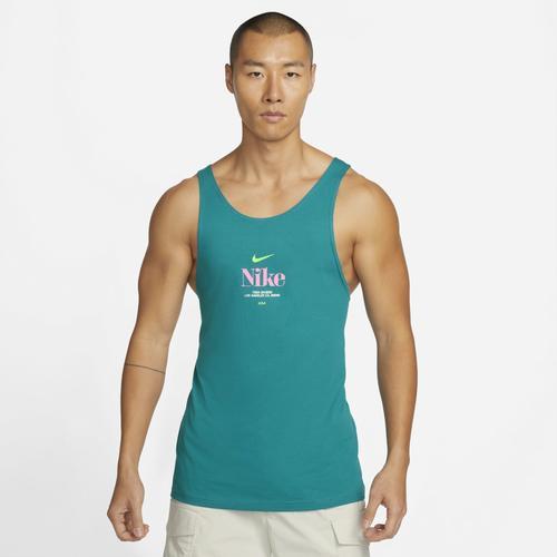 Nike Mens Trek Division Tank - Blue/Green Product Image