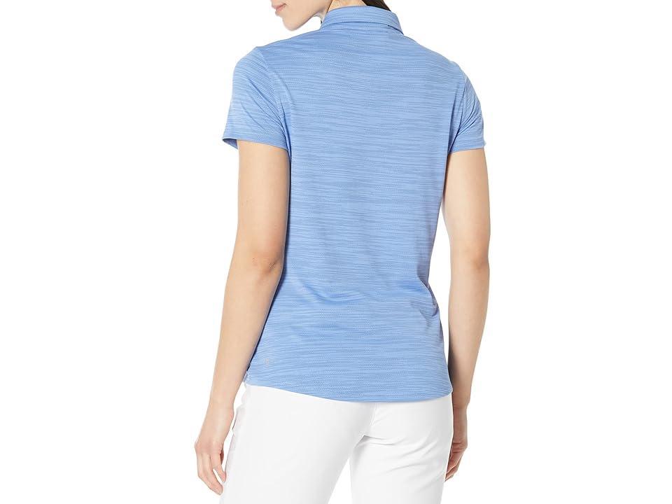 adidas Golf Space Dye Short Sleeve Polo Fusion) Women's Clothing Product Image