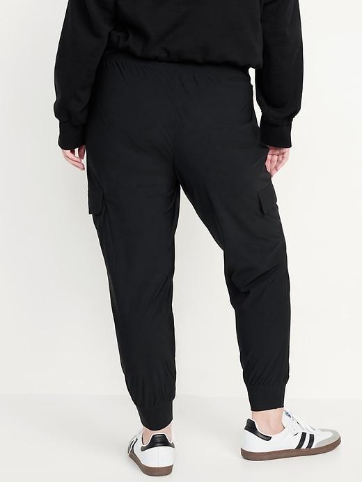 High-Waisted SleekTech Cargo Joggers Product Image