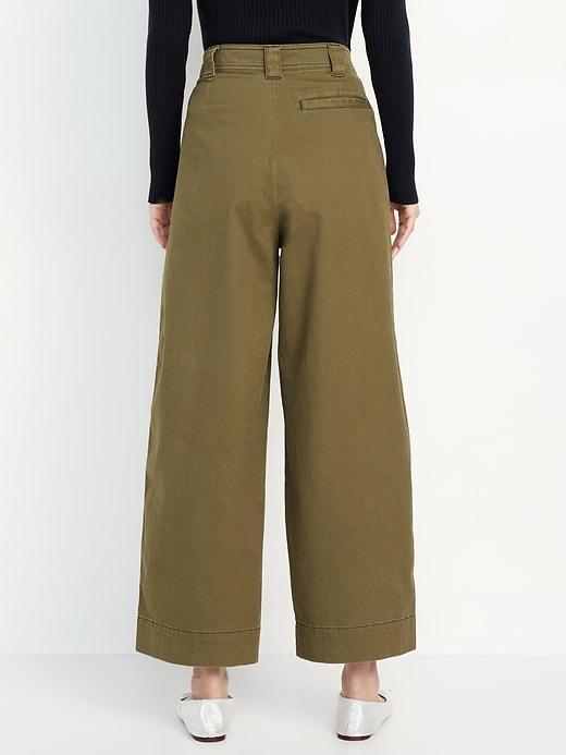 Extra High-Waisted Barrel Wide-Leg Pants Product Image