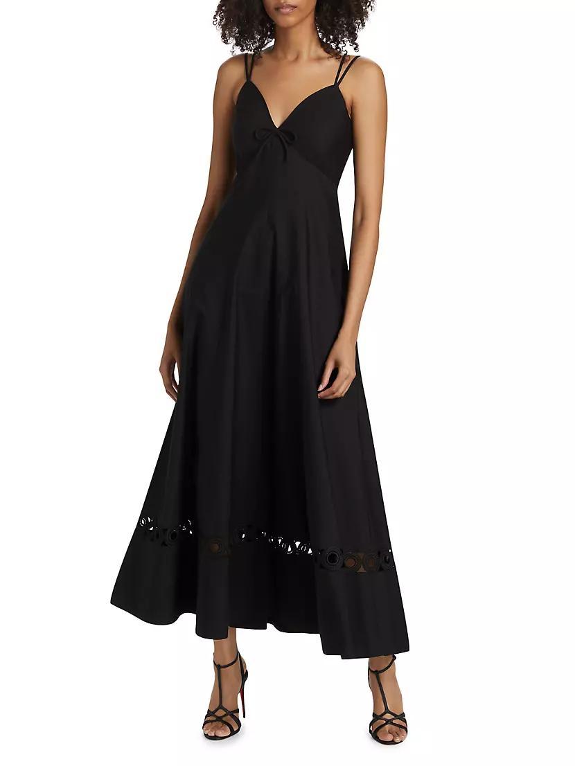 Gemma Cut-Out Cotton Maxi Dress Product Image