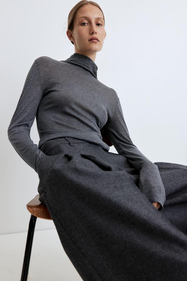 Modal-blend Turtleneck Top Product Image