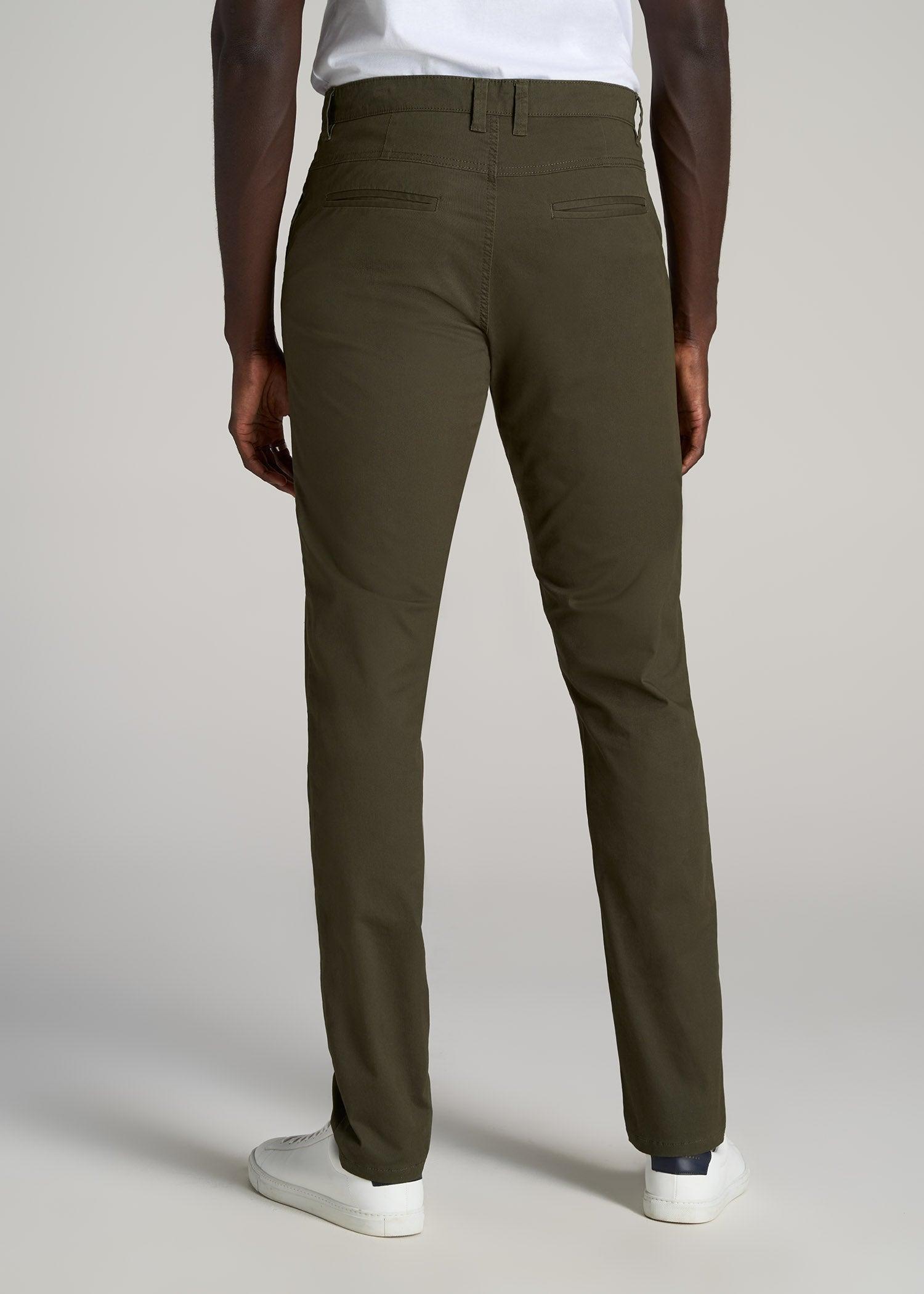 Carman TAPERED Chinos in Camo Green - Pants for Tall Men Male Product Image