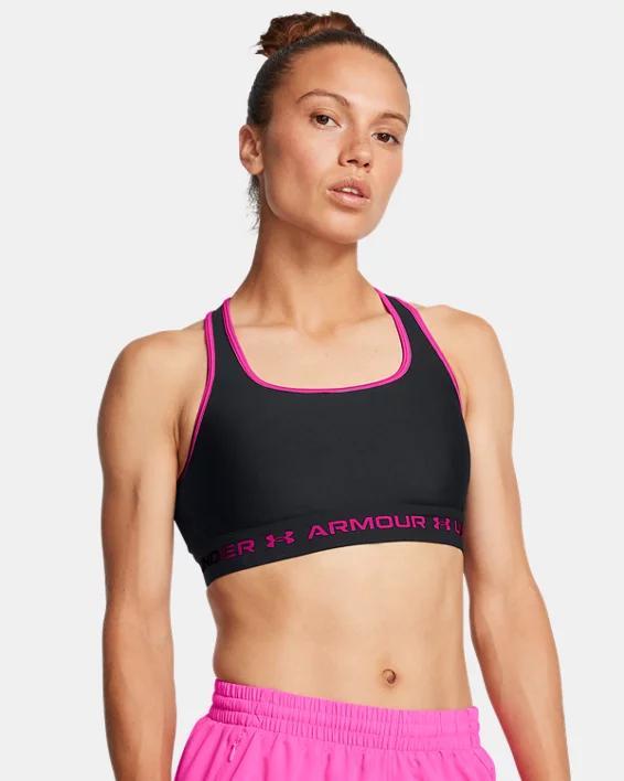 Womens Armour Mid Crossback Sports Bra Product Image