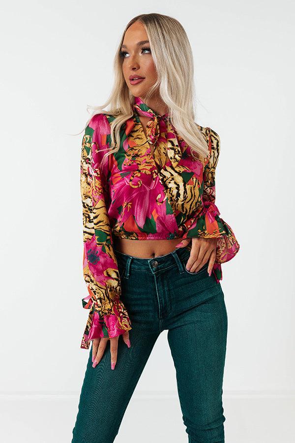 Jetset To Miami Crop Top Product Image