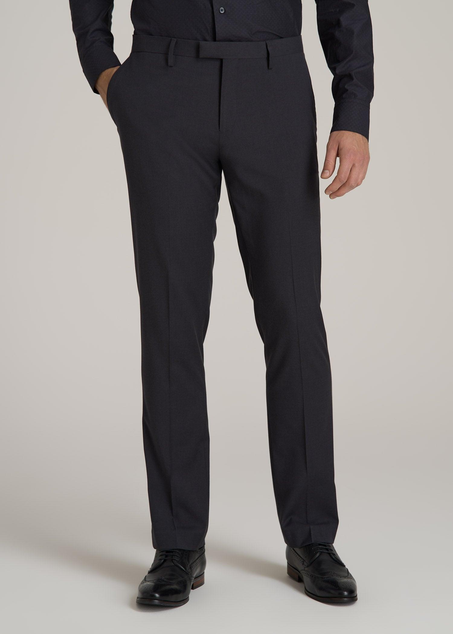 Suit Trousers for Tall Men in Mid Grey Male Product Image