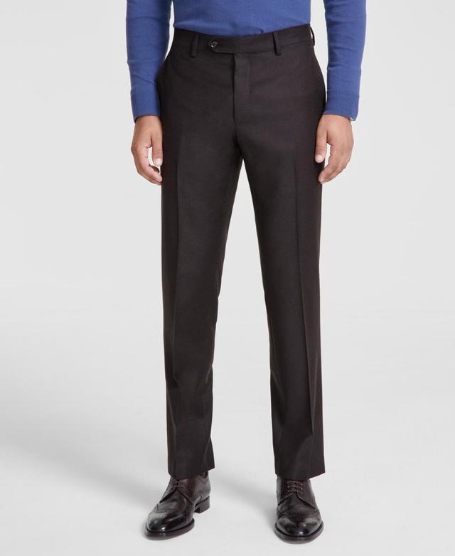 Tommy Hilfiger Mens Modern-Fit Stretch Wool Suit Pants Product Image