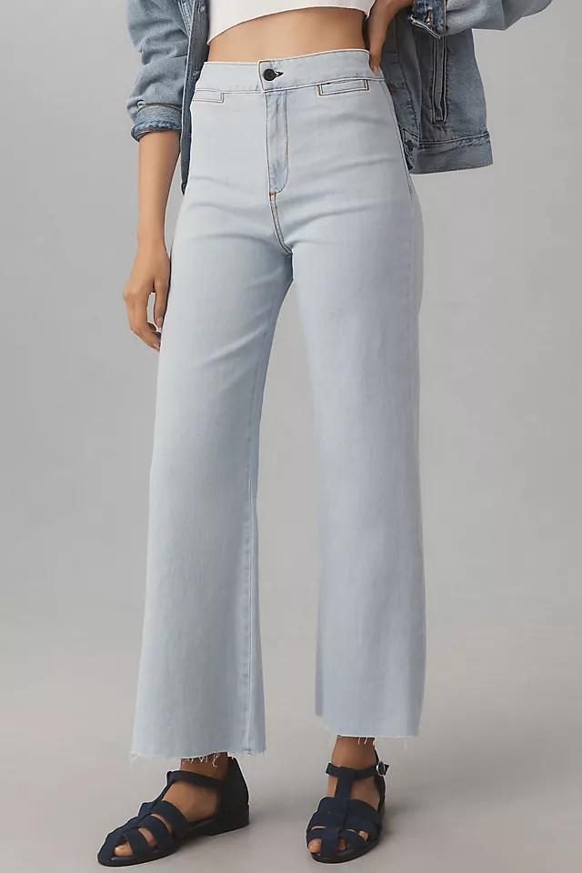 ASKK NY Brighton Crop High-Rise Wide-Leg Jeans Product Image