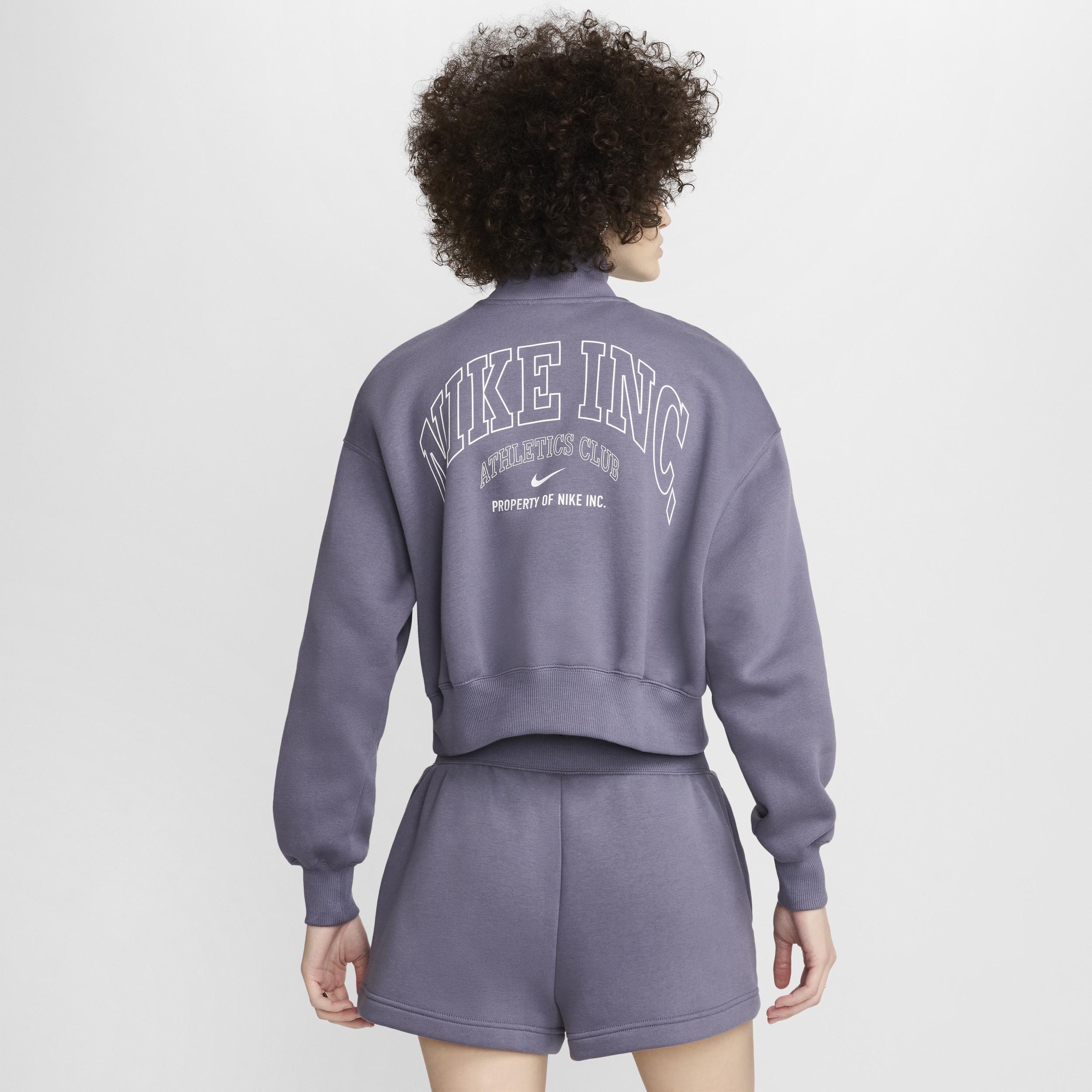 Women's Nike Sportswear Phoenix Fleece 1/2-Zip Cropped Sweatshirt Product Image